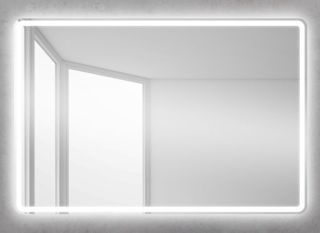 Зеркало BelBagno с LED-подсветкой и кнопочным управлением SPC-MAR-1200-800-LED-BTN