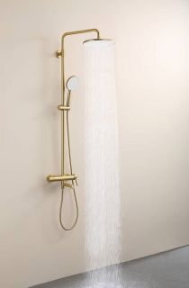 Душевая стойка Raglo R20.24.03 золотой сатин