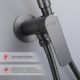 Гигиенический душ со смесителем Raglo R03.52.09 графит