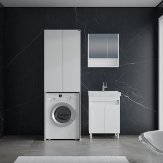 Напольная тумба под раковину Санта Мира 700472 60 см белый