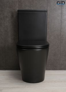 Унитаз напольный Gid Tn2189Bm 62248Y черный матовый 64.5x38.5x82.5