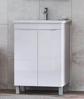 Тумба под раковину напольная Vigo Grani tn.GRI.ELI.60.2D 60 см белый