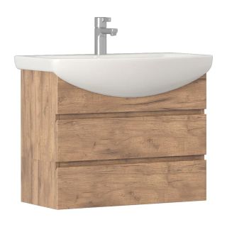 Тумба под раковину подвесная Vigo Wing tp.WIN.BAL.70.2Y 70 см дуб золотой