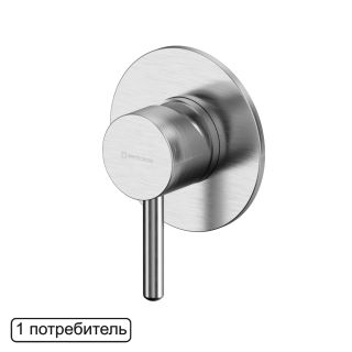 Смеситель скрытого монтажа на 1 потребитель WHITECROSS Y Y1245NIB брашированный никель