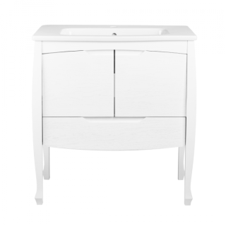 Напольная тумба под раковину Veedi Lord LRD800T-DR 80см белый