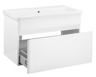 Подвесная тумба под раковину Veedi Prestige PRS800T-CR 80см белый