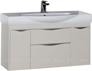 Тумба под раковину Aquanet Франка 183056 105 см слоновая кость