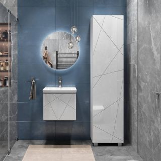 Тумба под раковину подвесная Vigo Geometry 032 50 см белый