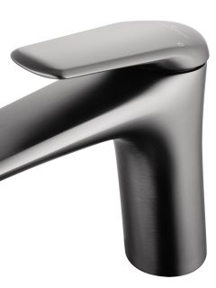 Смеситель для раковины Wonzon & Woghand Elbe WW-A41222-BGG тёмный графит