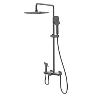 Душевая стойка Black&White Universe 7016B чёрный матовый