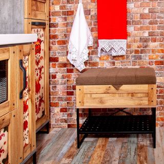 Банкетка Бриклаер Лофт 4627125414091 60 см метрополитен грей