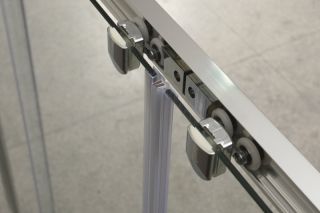 Душевая дверь, хром BelBagno UNIQUE-BF-2-150/180-C-Cr