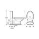Унитаз напольный Boheme Puro белый 959