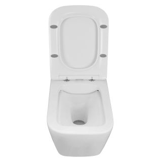 Унитаз подвесной Azario BOCA AZ-1048 A безободковый c сиденьем микролифт