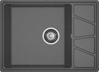 Мойка кухонная GranFest Графит Vertex V-680 L граф