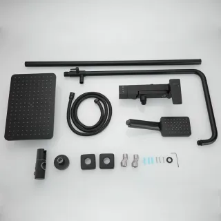 Душевая стойка Shevanik S8936H чёрный