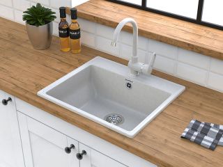 Мойка кухонная GranFest Серая Vertex V-580 сер