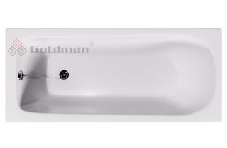 Ванна чугунная Goldman Classic CL10070 100x70см с ножками