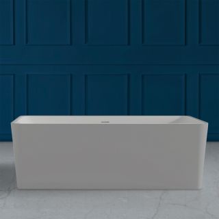 Ванна из искусственного камня ABBER Stein AS9623 170x80см белый матовый