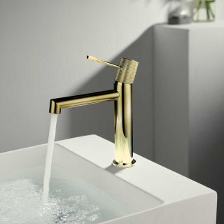 Смесители для раковины Vincea Desire VBF-1D1BG однорычажный брашированное золото