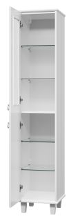 Напольный шкаф - пенал Misty Версаль 35см левый белый