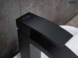 Смеситель для раковины Gid Victoria L120-BM-K L120BMK черный матовый