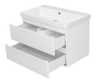 Подвесная тумба под раковину Brevita Victory VIC-09080-0102Я 80см белый