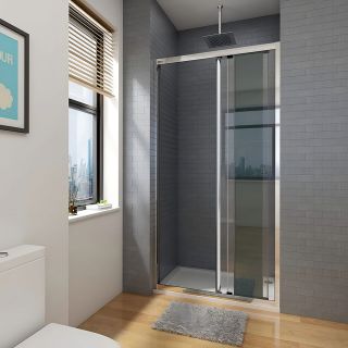 Душевая дверь Veconi Vianno VN-28, 1200x1950, Хром, стекло прозрачное