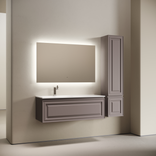 Тумба подвесная под раковину Sancos Very VR120LSM левая 120 см Doha Soft