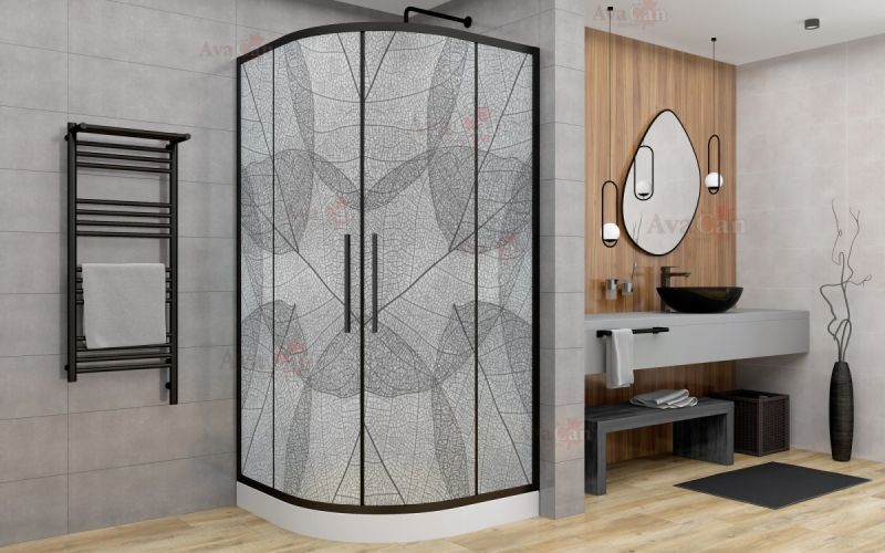 Душевой уголок AvaCan HB 90 MT 90x90 см чёрный