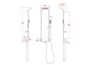 Душевая система Black&White Seasons 1030w0 Хром