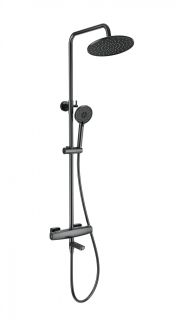 Душевая стойка Wonzon & Woghand Neo WW-B3035-A3-BGG с термостатом тёмный графит