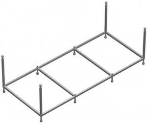 Каркас Am.pm Like W80A-150-070W-R 150x70 см