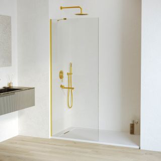 Душевая перегородка RGW WA-110Gb 351011010-16 100см брашированное золото