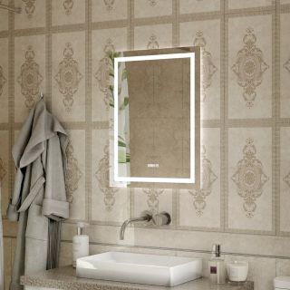 Зеркало с подсветкой Continent Verte ЗЛП150 с датчиком движения 70см