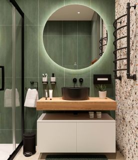 Столешница STWORKI Ольборг 100 без отверстий, дуб французский