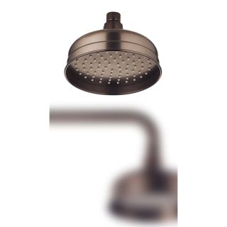 Верхний душ Swedbe Terracotta 2558 с кронштейном 15см тёмная бронза