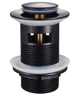 Донный клапан для раковины Raglo R600.05.06 чёрный