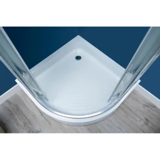 Душевой уголок Aquanet Practic AE10-Q-90x90U-CP 243615 90x90 см профиль хром стекло прозрачное с матовой поломой