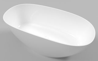 Ванна из искусственного камня Whitecross Onyx A 0204.160075.100 160x75см белый глянец