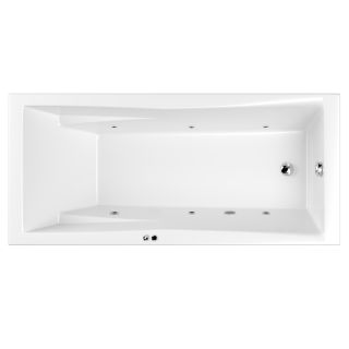 Гидромассажная ванна WHITECROSS Palace 0104.170075.100.SOFT.CR 170x75 см Soft хром