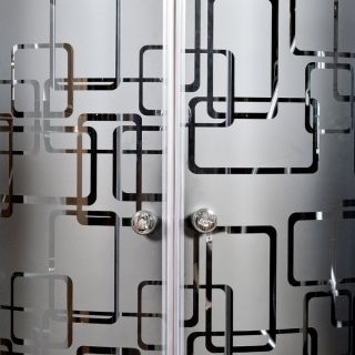 Душевая кабина Deto BМ4510 N LED с гм. BLACK 100х100х208 см