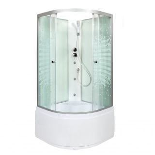 Душевая кабина Deto  L 990 N с гидромассажем  90х90х200 см