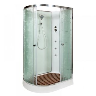 Душевая кабина Deto ЕМ1511 R  N с гидромассажем (гм.) 110х80х208 см