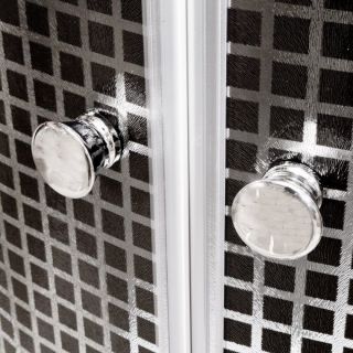 Душевая кабина Deto L 890 стандартная BLACK 90х90х215 см