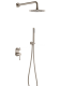 Душевая система Boheme Uno 464-NB никель брашированный